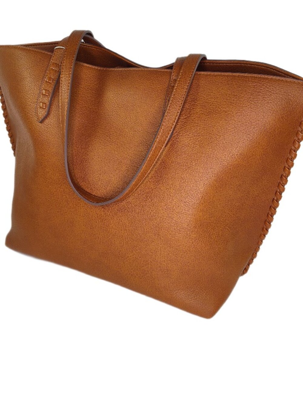 Style & Co Extra Large East West Tote - Tortoise Shell/Brown/Tan - XL - NWOT - Picture 2 of 15